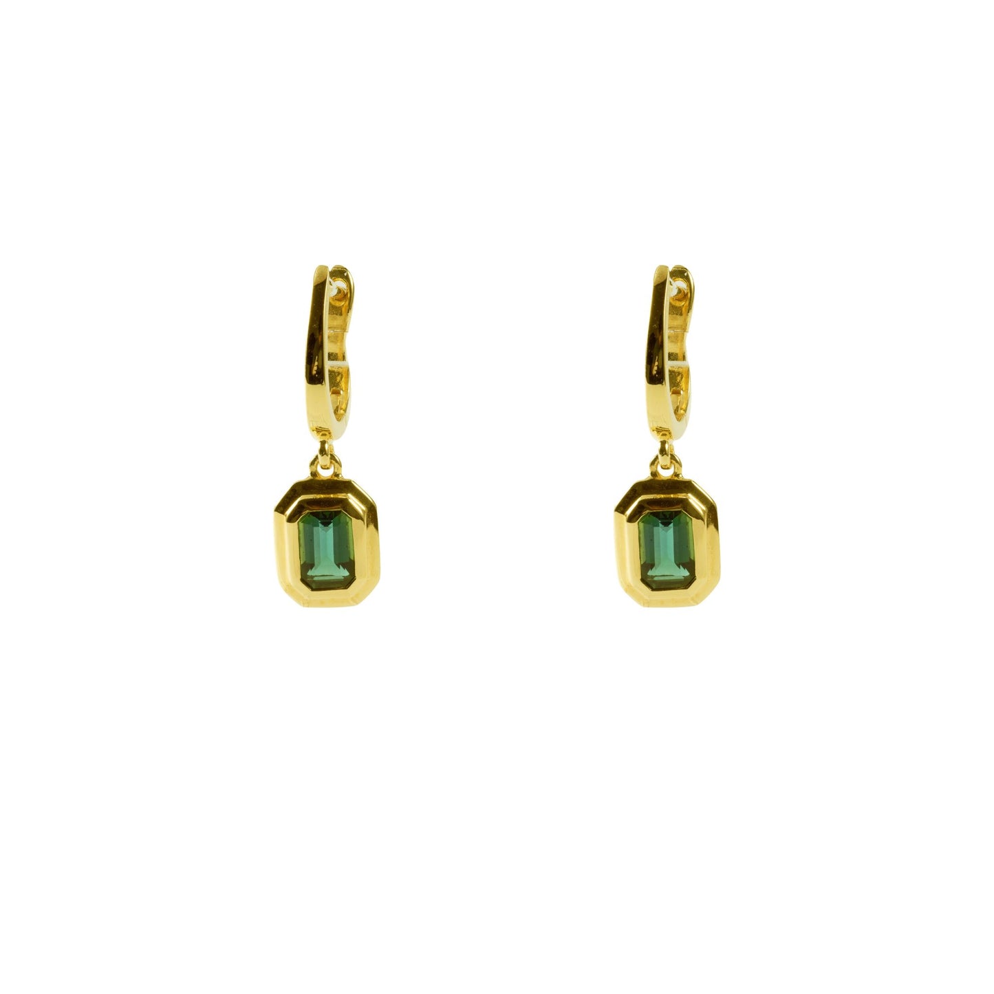 Emerald Edge Earrings