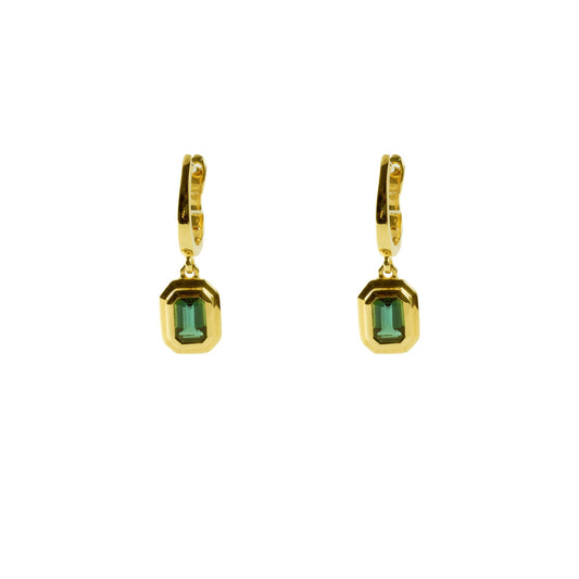 Emerald Edge Earrings