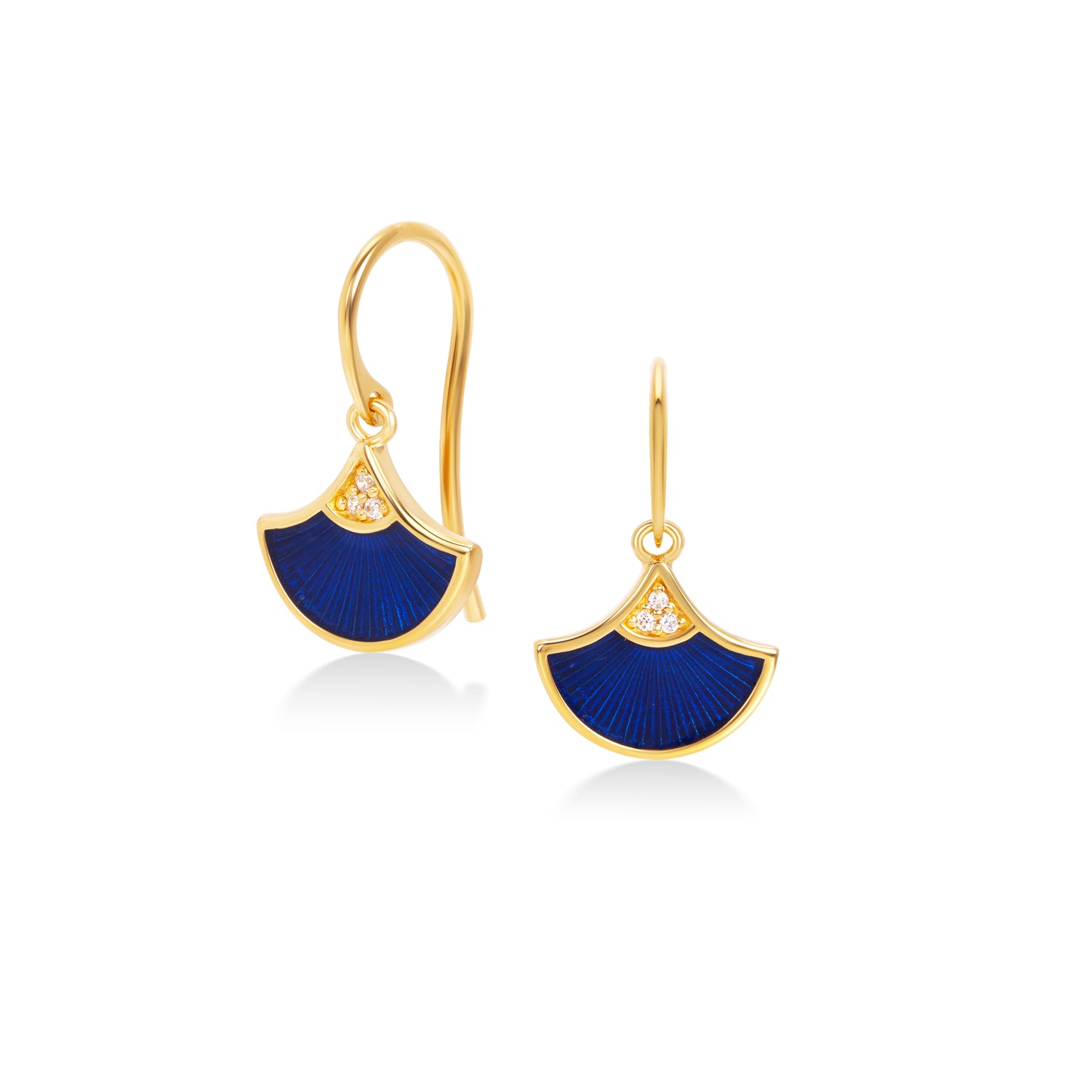 Sensu Drop Earrings – 18K Yellow Gold Plated