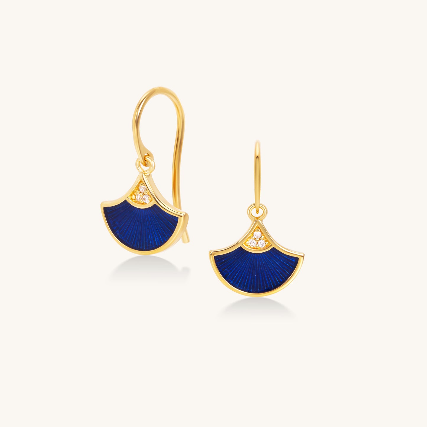 Sensu Drop Earrings – 18K Yellow Gold Plated