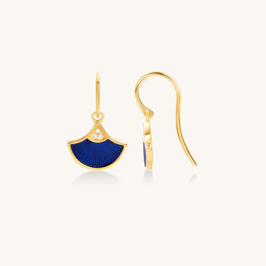 Sensu Drop Earrings – 18K Yellow Gold Plated