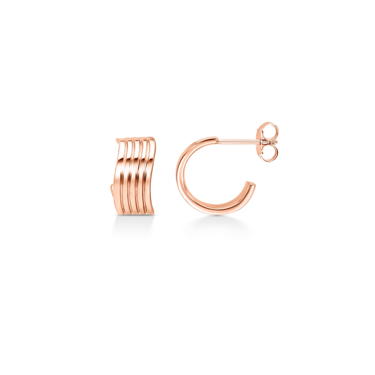 Linéa Mini Hoops – Rose Gold