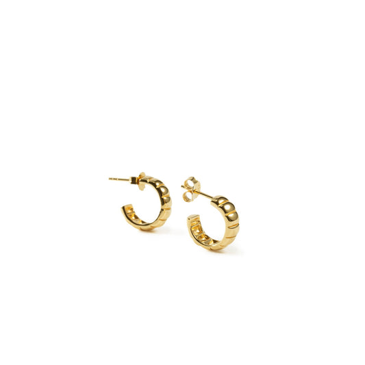 LUNA Mini Hoops – 18k Gold Plated