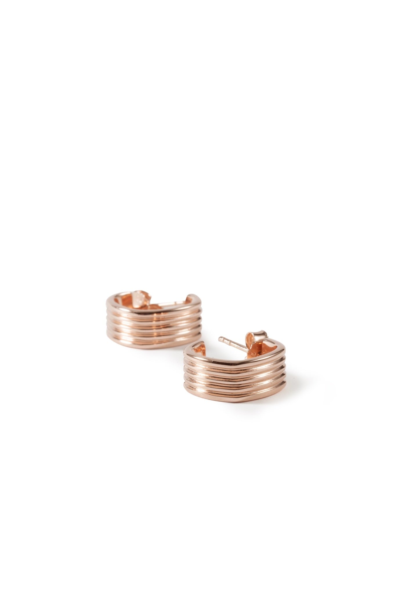 Linéa Hoops – 18k Rose Gold Plated