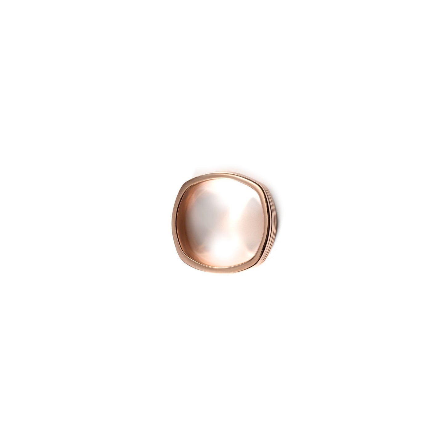 Echo Square Ring – 18K Rose Gold Plated