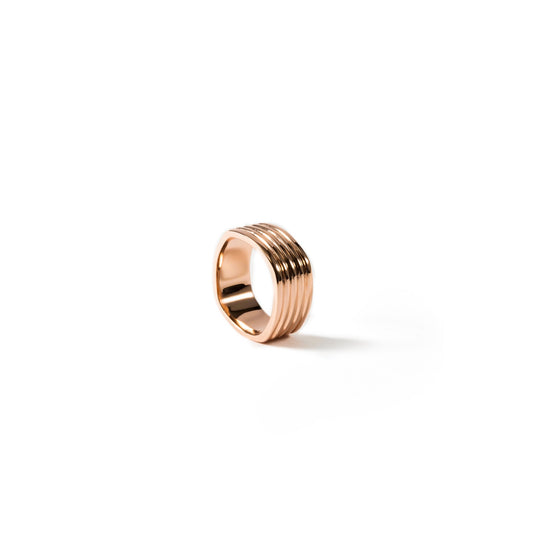 Echo Square Ring – 18K Rose Gold Plated